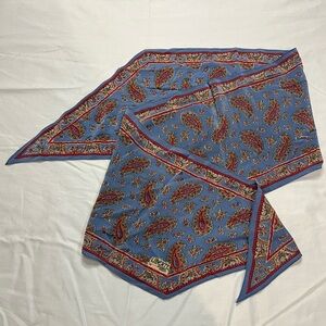 Liberty of London Paisley Blue Scarf